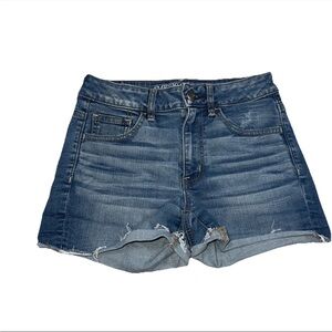 American eagle super stretch hi rise shortie size 4